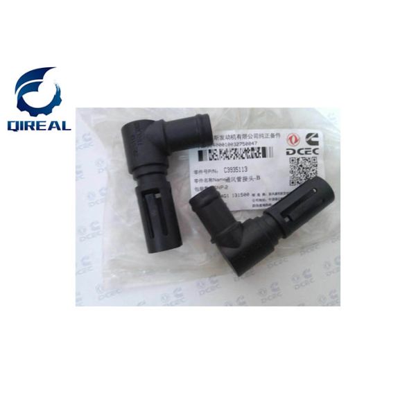 Excavator Electrical Parts 6CT Engine Ventilation Pipe Joint C3935113