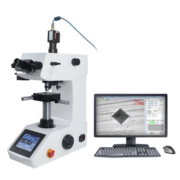 Автотуррет Vickers Micro Hardness Tester с программным обеспечением для измерений MV-1000AC