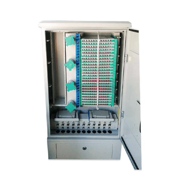 576 Cores Cross Connect Cabinet , Optical Distribution Cabinet Simplex SC / Duplex LC