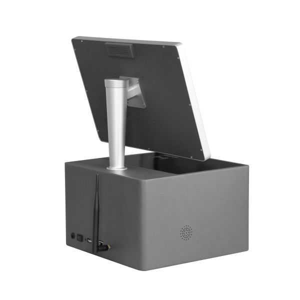 15.6 Desktop Hotel Self Service Check in Kiosk Countertop Smart Reception Terminal Touch Screen Media Player OEM