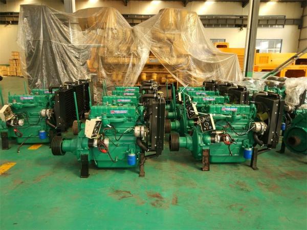 motor diesel de 30kw/40hp 1500rpm com a polia da embreagem e de correia para o triturador da palha