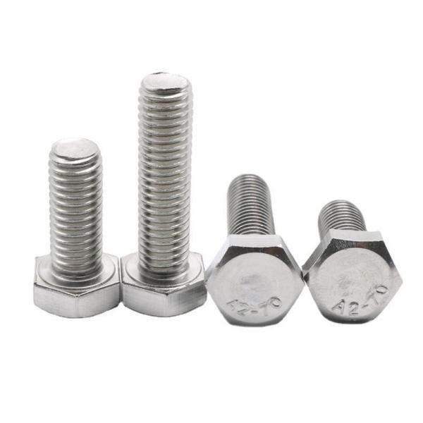 M4 M5 M6 M8 M10 Stainless Steel A2 Hex Drive Bolts Din933 for Solar System Mounting