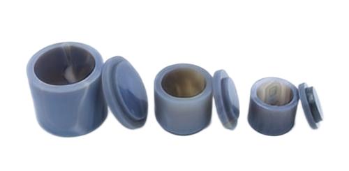 Опарник керамического естественного шарика бака мельницы шарика агата меля высокопрочный