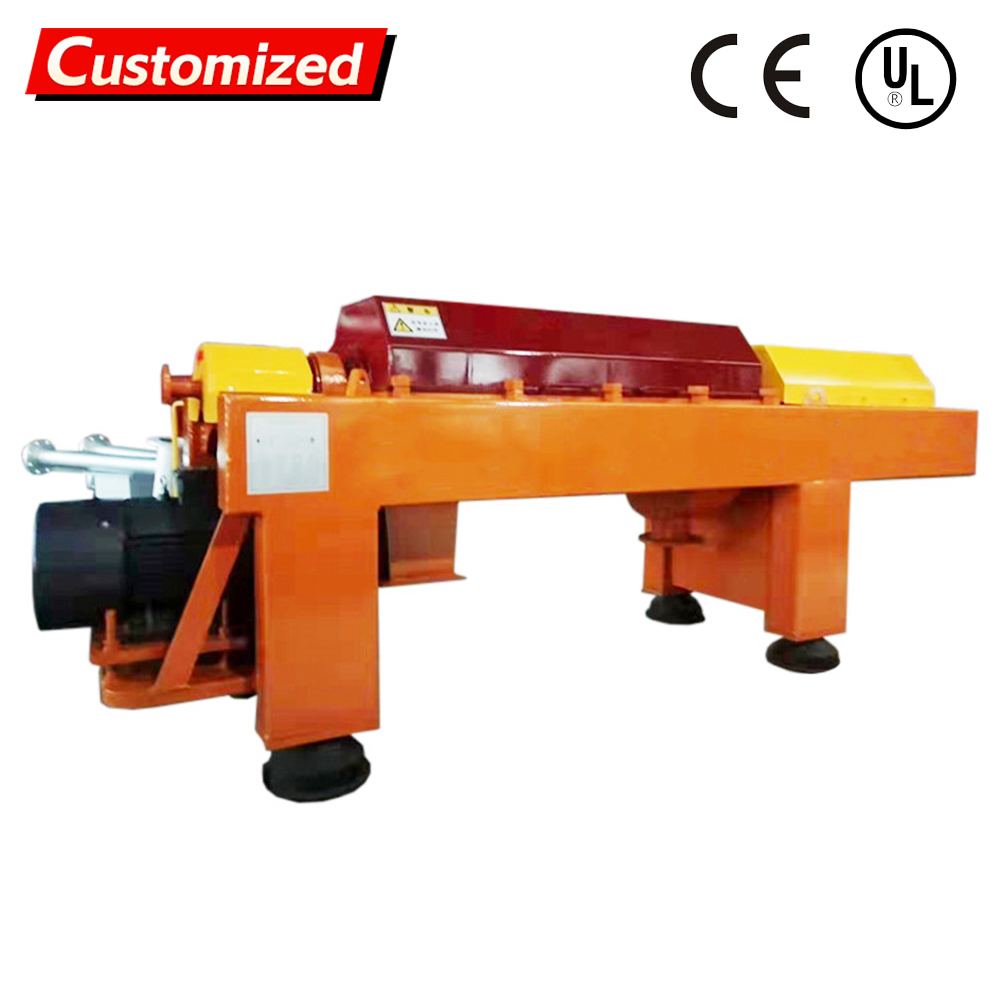 High Speed Stainless Steel Horizontal Screw Decanter Centrifuge for Customized Wastewater Treatment