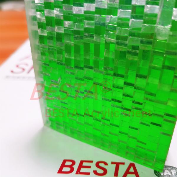 Decoração de Casamento Folha de Acrílico Iridescente Radiante Colorido Deslumbrante