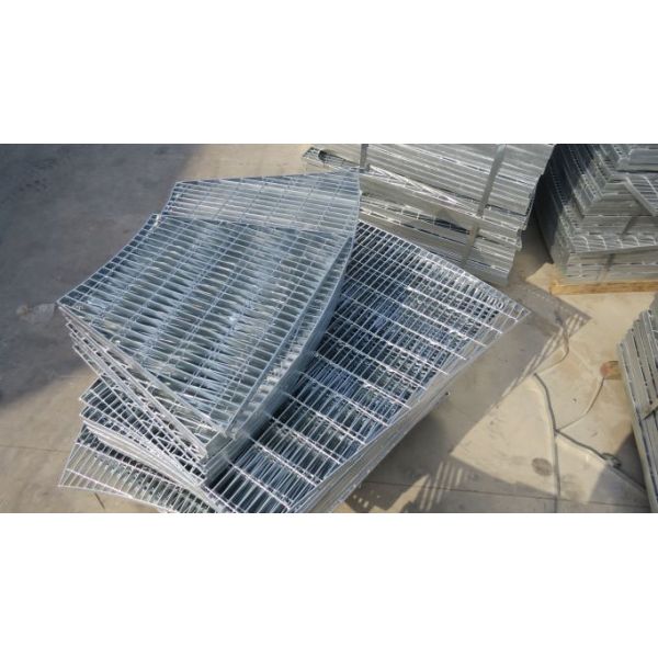 Pressure Welded Carbon Q235 Steel Metal Grating Hot Dip Galvanized
