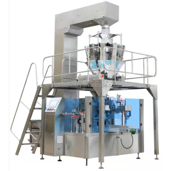 Manufacturing Plant Snack Weighing Type Vertical Packing Machine with Weighing System