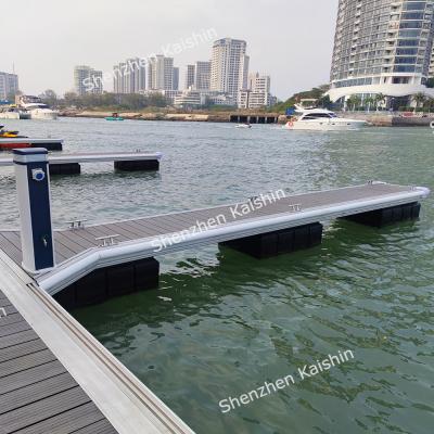 Da doca de alumínio da ponte do dedo das docas de flutuação do pontão do esporte de barco passagem de flutuação