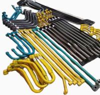 Industrial Excavator Braided Coolant Radiator Suction  Air Fuel Gas Steam Concrete Parker Marine Flexible Fitting High Pressure Rubber Hydraulic Pipe Hose