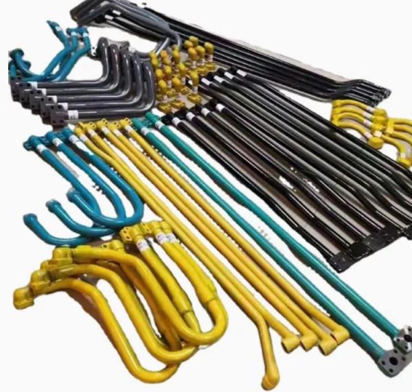 Industrial Excavator Braided Coolant Radiator Suction  Air Fuel Gas Steam Concrete Parker Marine Flexible Fitting High Pressure Rubber Hydraulic Pipe Hose