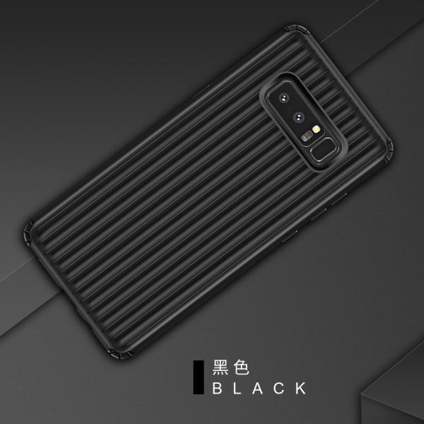 Luminous Tempered Glass Phone Cover For Samsung Galaxy Note 8 / Silicone Soft TPU Phone Case
