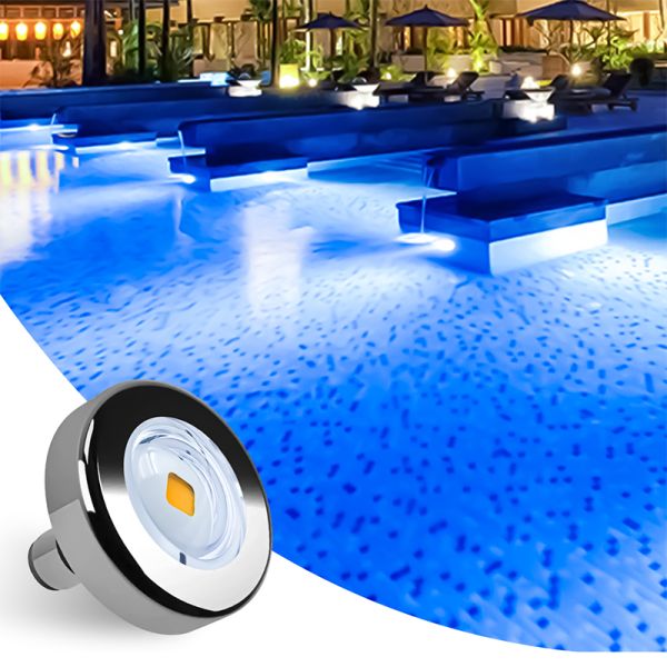 Рафинированный IP68 316L Нержавеющая сталь светодиодный отражатель Para Piscina 12W высокая яркость бассейн свет