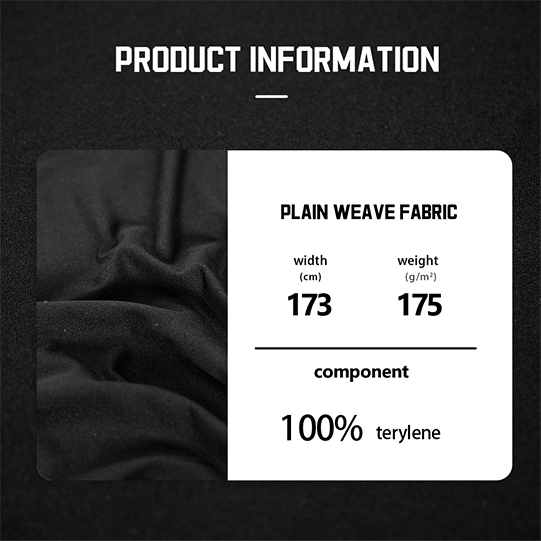 100% Polyester Shirt Fabric 175g Stretch Plain Organic Eco Friendly Fabric