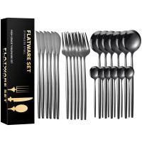 Ensemble de couverts en acier inoxydable compact Pour polir les couverts en acier inoxydable en or