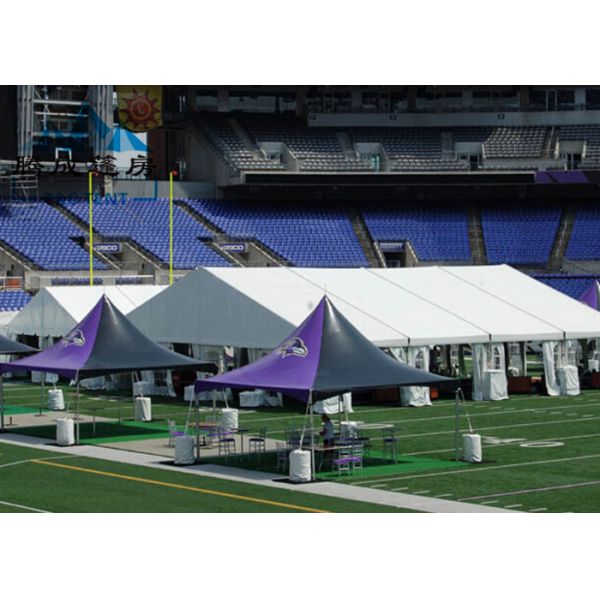 Economic Movable Stadium Marquee Aluminum Clear Span Tent PVC WaterProof Racing tent