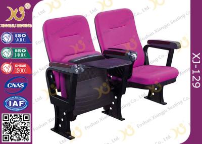 Injection Polyurethane Foam Low Back Auditorium Conference Hall Chair With Soft Seat Back