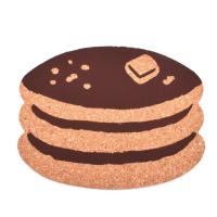Vin Cork Drink Coasters Bread Shaped d'Eco pour la boisson froide chaude de barre