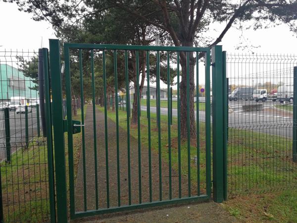 Cerca de aço inoxidável Gate For House do metal do ferro forjado