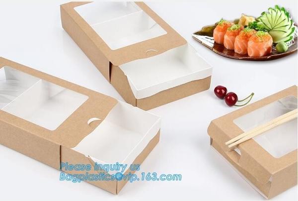 Noodle box, Salad Disposable Packing, Kraft Paper Lunch Box, Disposable Kraft Custom Paper Lunch Box