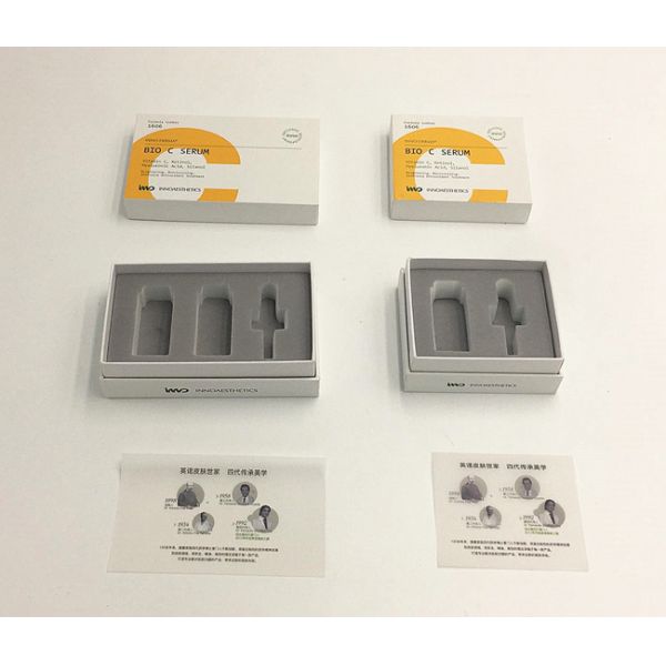 Skin Care Products Paper Luxury Gift Box Solid Pattern Customized Packaging Box