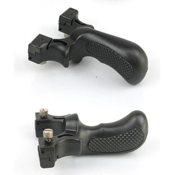 Conical Arrowhead Metal Hunting Slingshot with Laser Light Sight Powerful Shooting