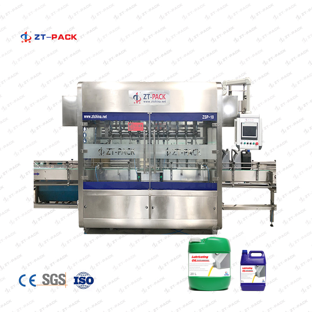 автоматическая линия машины завалки 100ml масла смазки 0.8mpa 2.2kw вязкостная заполняя
