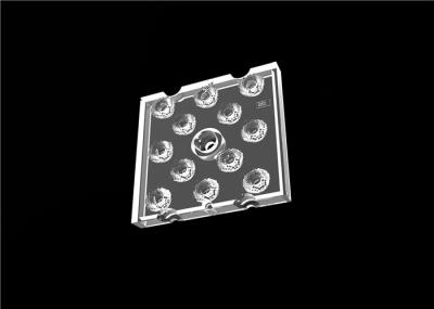 Symmetrical Optical LED Light Lens 93% Transmittance For Outside Led Lamp