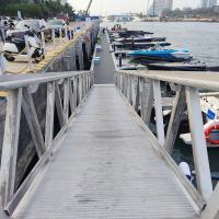 bordo livre Marine Aluminum Gangways 6061-T6 de 30cm para o pontão de flutuação