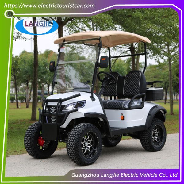 4 Seaters Electric Golf Cart High Climbing Ability 48V Battery Golf Carts For Golf Course