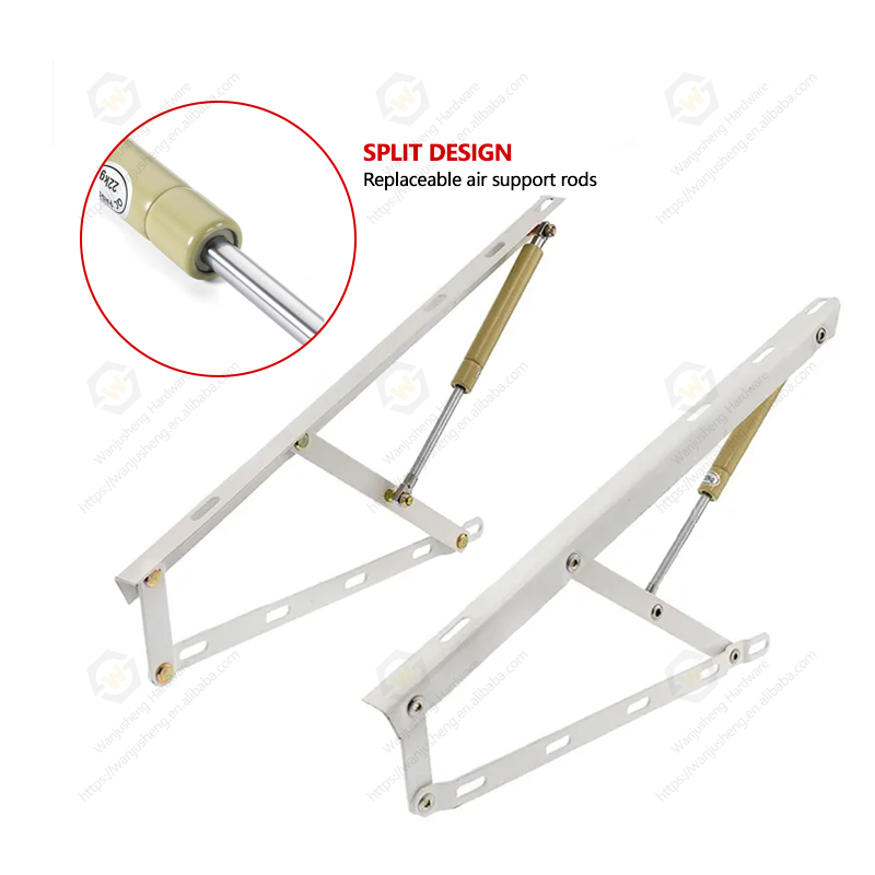Hydraulic for Air Lift Bed Mechanism Furniture Hardware with Hinge Spring for Bed Lifting