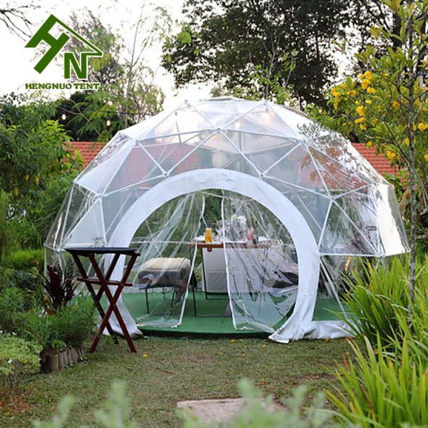 Шатра купола иглу PVC сада цветки завода ясного геодезического ясные засевают зеленый дом травой