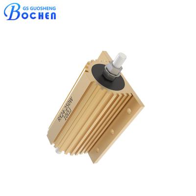 Gold Aluminum Housed Power Wirewound Resistor RX24 250w 10 Ohms 5%