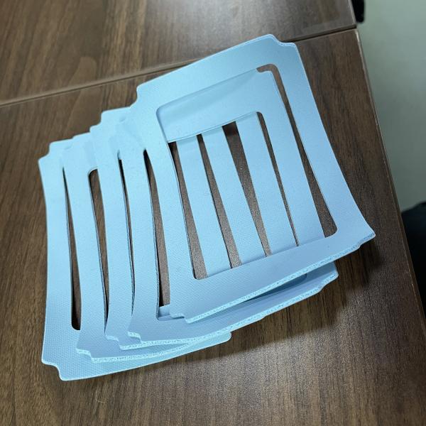 Cor Vermelha 1,5-50mm espessura de alta temperatura de silicone espuma de folha com célula fechada