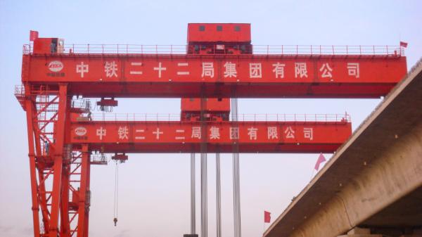 Beam Lifting Double Beam Gantry Crane 10m Lifting 900 Ton Large Span