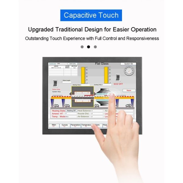 1920x1080 FHD Cheap Hospital Fully Enclosed Industrial Displays 21.5 Inch Wide Medical LCD Monitor TouchScreen PC