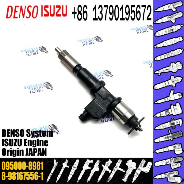 Véritable nouvel injecteur de carburant commun diesel du rail 0950008981 8-98167556-1 095000-5511 095000-8981