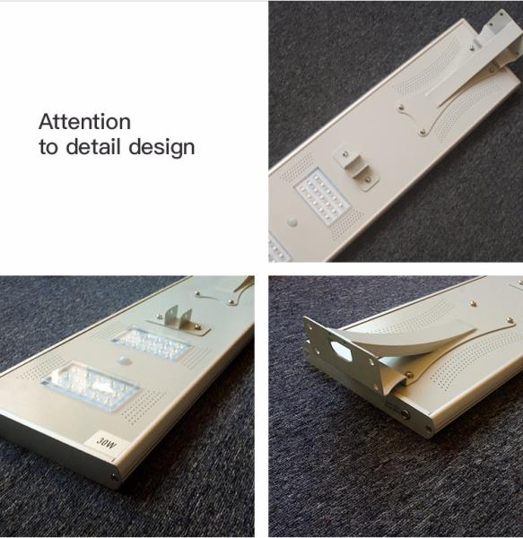 Factory discounts 60W bright 12 hours working light Aluminum controller motion sensor led all in one solar street light