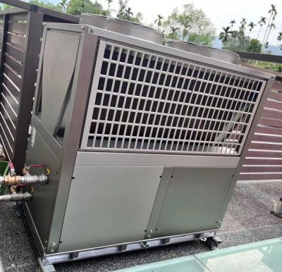 38kw bomba de calor de aço inoxidável de alta eficiência R 410A bomba de calor unidade exterior