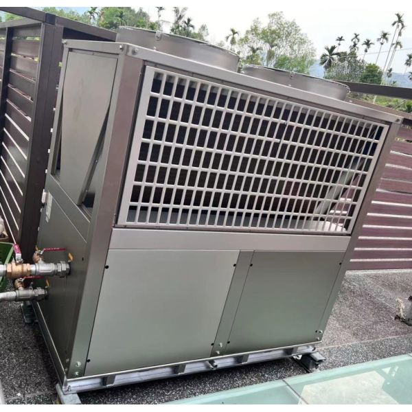 38kw Stainless Steel High Efficiency Heat Pump Outdoor Unit for Continuous Hot Water Supply