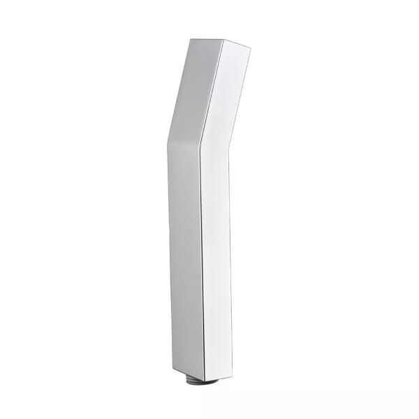 Square ABS Plastic Rainfall Handheld Shower Head With Handheld Sprayer Brushed Finish