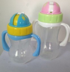 PP baby water drink bottle with straw 180ml,210ml,330ml