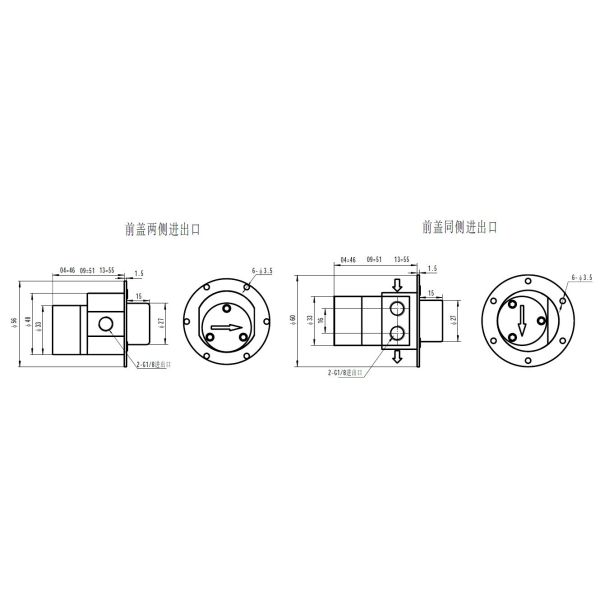 FLOWDRIFT Electric Magnetic Drive Stainless Steel Gear Pump G200 XK/XB series