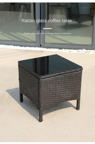 Modern Outdoor Garden Pool Lazy Patio Leisure Chair PE Rattan Twisted Vine Lounge Bed For Sleeping
