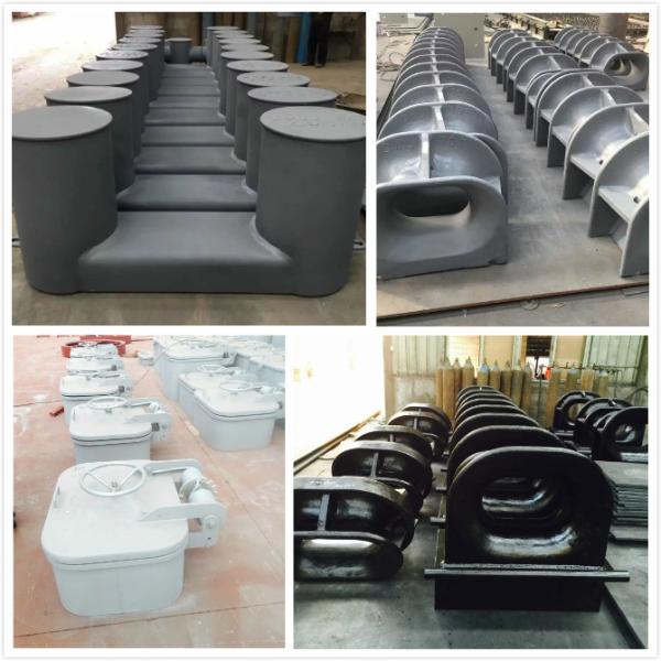 500 Tons Carbon Steel Marine Fairlead Chocks Bollards