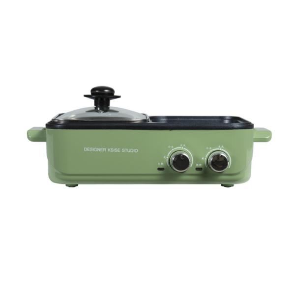 36cm Small Domestic Appliance 50Hz Electric BBQ Hot Pot Non Stick 1200W