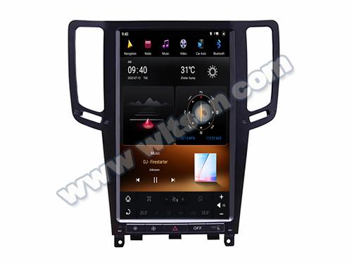 13.6 Screen Tesla Vertical Android Screen For Infiniti G4 G25 G35 G37 2006-2013 Car Stereo