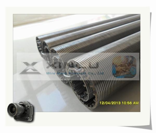Water Well Wedge Wire Screen Pipe SS201 80mm - 500mm Diameter