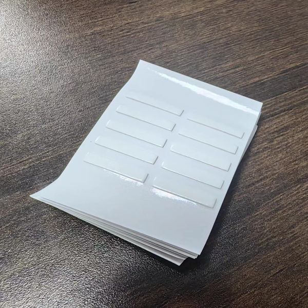 15*2mm par 20 pièces par feuille Adhésif de prix de bijoux