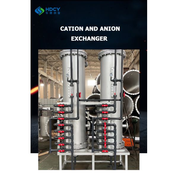 Mixed Ion Exchanger Canal-Ion Mixed Bed Exchange Tank Carbon Steel Lined With Glue Filter Water Purification Equipment