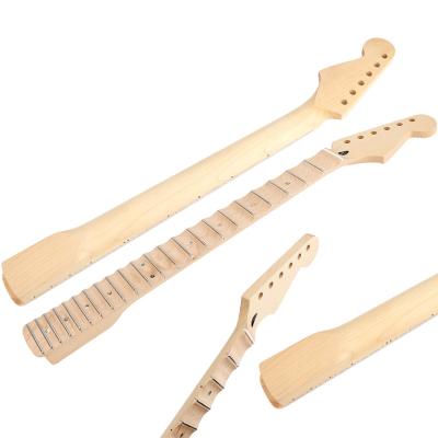 Fretboard 22 Fret Neck Guitar com pontos de abalone e inserção de pescoço